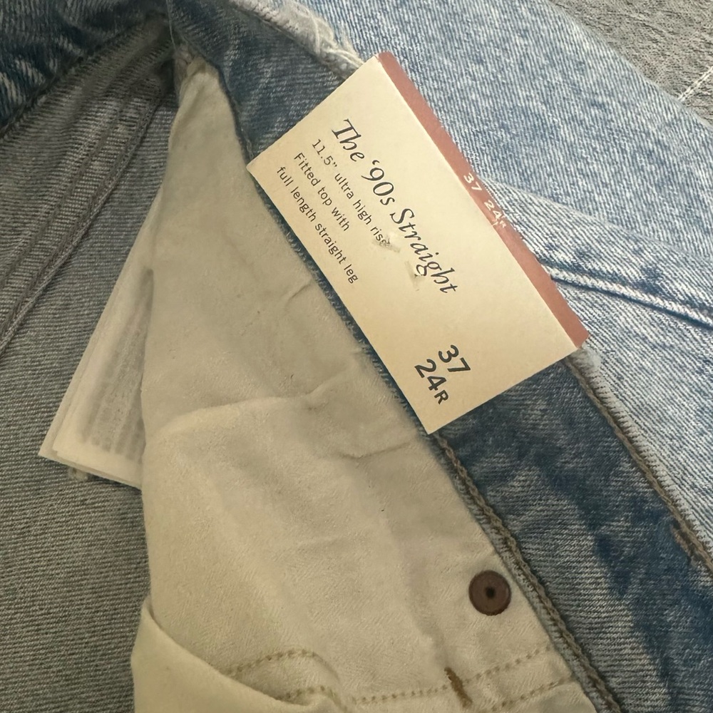 Abercrombie & Fitch Sky Blue '90s Straight Jeans - Picture 3 of 5